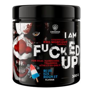 PRÉ-ENTRAINEMENT Pre-workout Swedish Supplements - Fucked up Joker - Blue Ice Rocket 300g