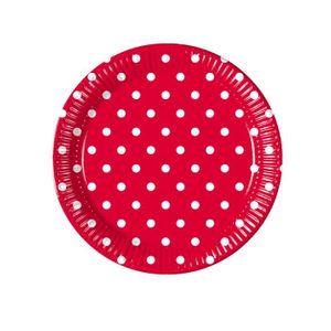 Assiette A Pois Rouge Achat Vente Pas Cher