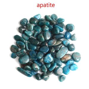 GALET Pierres précieuses,1 sac de pierre en gros 50g-100g, améthyste naturelle, cristal de gravier poli, décor de - Type apatite-100g