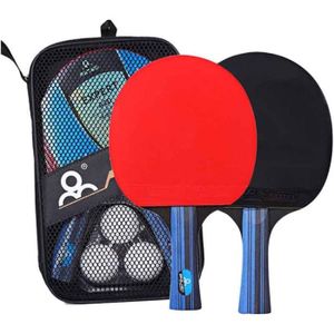 BOIS CADRE DE RAQUETTE Raquette de Ping Pong Professionnel Set, 2 Raquett