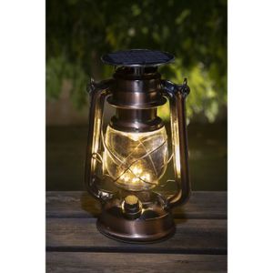 LAMPION Lampe tempête solaire - GALIX - Vintage - 58 lm - 