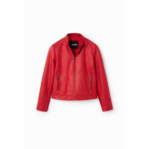 VESTE Veste en cuir femme Desigual Toronto - rojo sangre