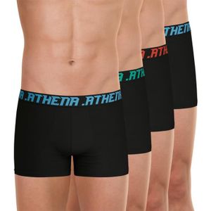 BOXER - SHORTY ATHENA Lot de 4 boxers  My Petits Prix Noir HOMME