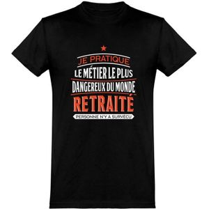 Tee Shirt Bonne Retraite Humour Cdiscount
