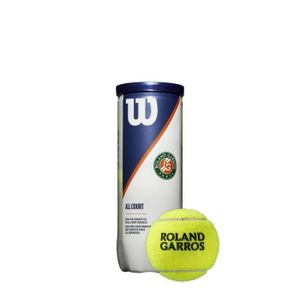 BALLE DE TENNIS Tube de 3 balles de Tennis Wilson Roland Garros to