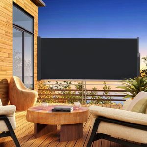 STORE - STORE BANNE  YRHOME 120x300cmAuvent latéral brise-vent écran privé protection solaire toile de store terrasse store Anthracite