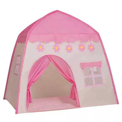 Tente De Jeu Enfants 90x125x125 Cm – Princesse Avec Fenêtres Et Rideaux, Pour Intérieur/extérieur, Dès 3 Ans