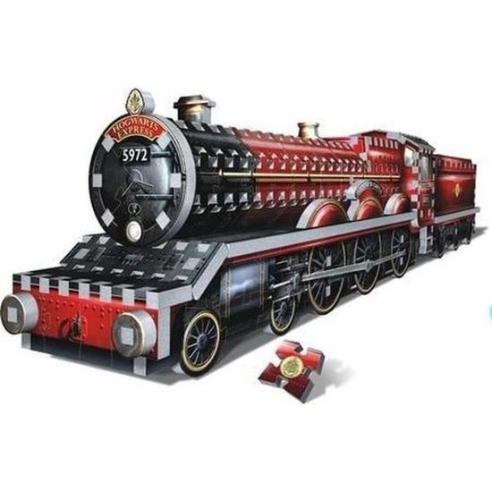 Puzzle 3D - Wrebbit3D - Poudlard Express - 460 pièces - Harry Potter - Voyage et cartes