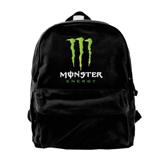 Monster energy logo sac dos Voyage paquet de loisirs cartable