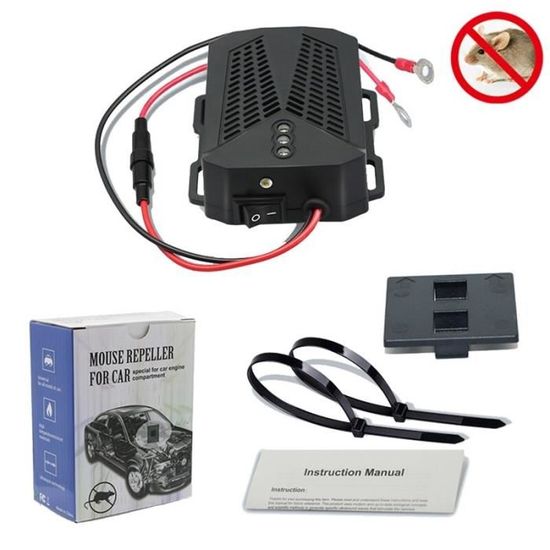 (A)Répulsif Antirat 12V, répulsif de souris ultrasonique pour voiture — free download