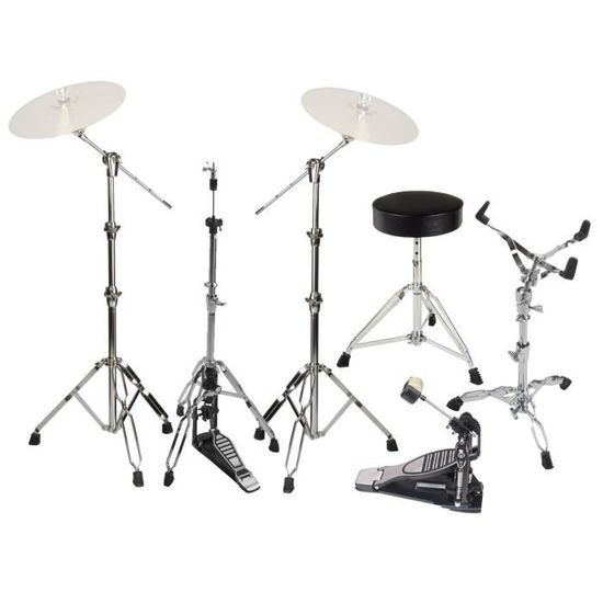 XDrum XDrum Pro Tabouret pour Batterie Siege de Batterie Reglable en Hauteur Pliable 