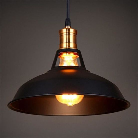 DELIPOP Lustre Plafonnier Industriel, 4 Lumières E27 Lampe de Plafond Vintage, Lustre Salon Moderne en Métal, Doré Lampe Suspension Luminaire pour Salon Salle à Manger Chambre Cuisine Couloir