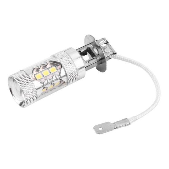 Ampoule LED, 2 Pièces Hock Proof H1 H3 12V-24V 80W H1 Ampoule LED,  Accessoires De Voiture Pièces De Voiture Pour Pièces Automobiles De  Réparation De Voiture 