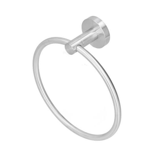 Argent - Anneau Porte-serviette - Chromé - Porte-serviettes De Salle De Bain En Acier Inoxydable 97026535