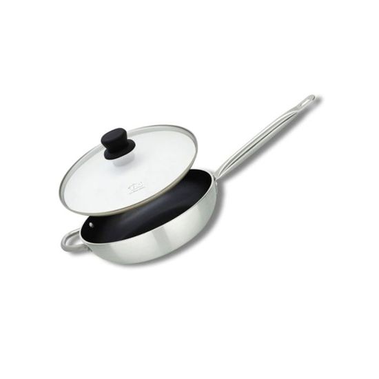 Set De 3 Poêles Anti-Adhésives En Céramique - 26, 28 Et 30 Cm | Sans PFAS, Compatibles Induction | Kiseely