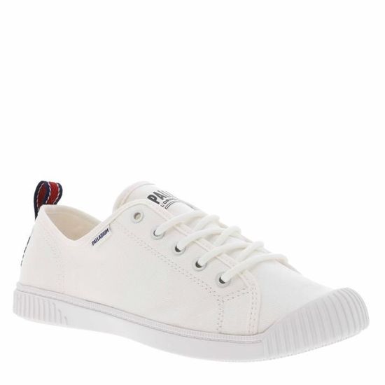 Palladium EASY LACE Blanc - Livraison Gratuite | Spartoo ! - Chaussures Baskets  basses Femme 39,96 €