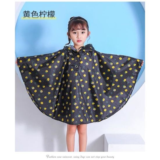 Poncho Pluie, Poncho Pluie Enfant, Poncho Pluie Portable, Facile À
