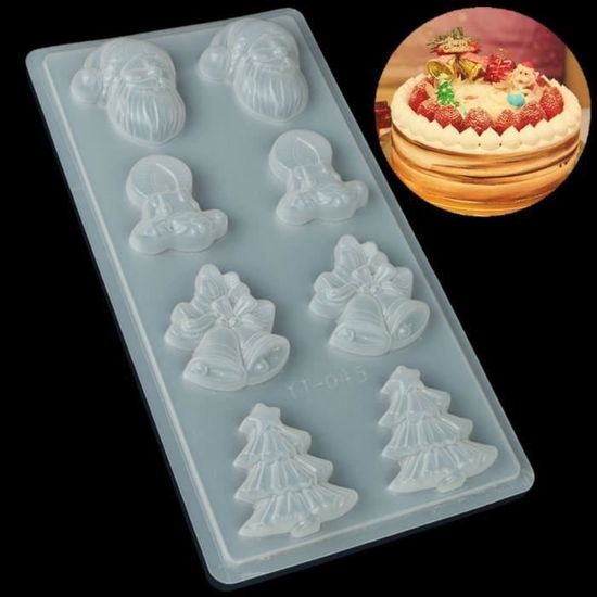MAGICLULU Lot De 2 Moules En Silicone Pour Gâteau De Noël, Sapin De