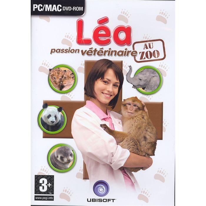 Ubisoft Lea Passion Veterinaire Au Zoo / Jeu PC/Mac Dvd-Ro