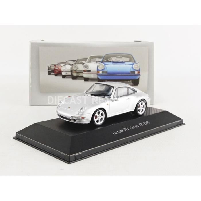 Voiture Miniature de Collection - PROMOCAR 1/43 - PORSCHE 911 / 993 Carrera 4S - 1995 - Silver - PC4009