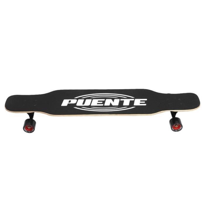 Eiffel Planche à Roulettes en Bois Professionnel Longboard Antidérapant 4 Roues