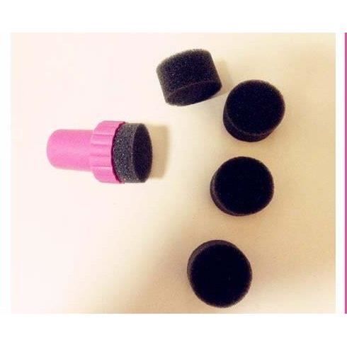 Tampon + 5 éponges pour dégradé décoration ongle