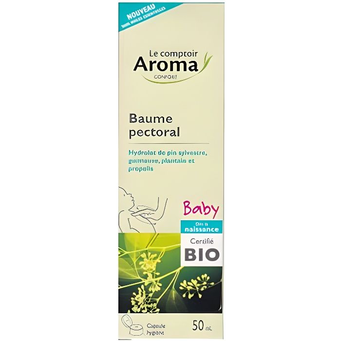 Le Comptoir Aroma Baume Pectoral Baby 50ml