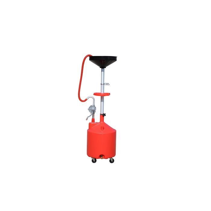 Récupérateur d'huile de vidange 75L avec pompe vidange manuelle