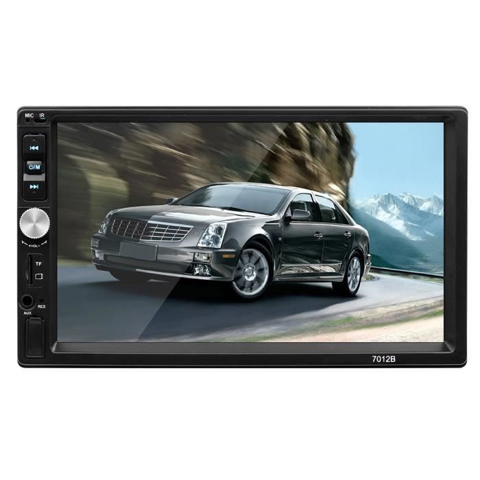 Autoradio Bluetooth mains libres voiture MP5 lecteur Autoradio 2 Din Mirrorlink Support d'image inverse caméra de - Type No camera