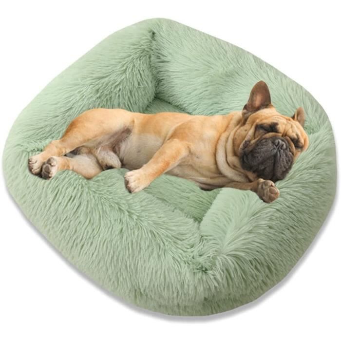 Lit Apaisant Chien,Grand Panier Chien,Doux Et Confortable,Coussin Apaisant L'anxiété,pour Chien Grande Taille Ou Chat,Vert,S 445