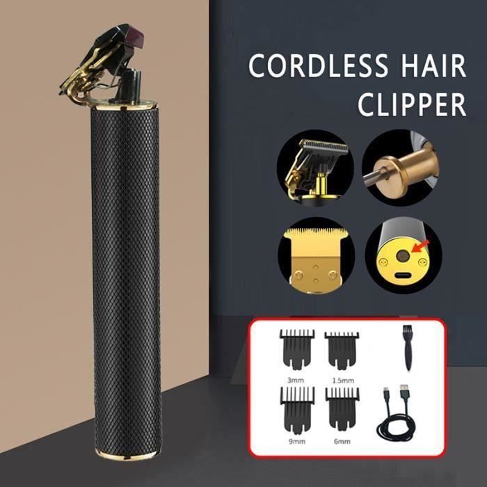 T-Blade Trimmer - Kit de toilettage de tondeuse à cheveux Pro Li Outliner rechargeable sans fil, tondeuse à tête chauve électrique