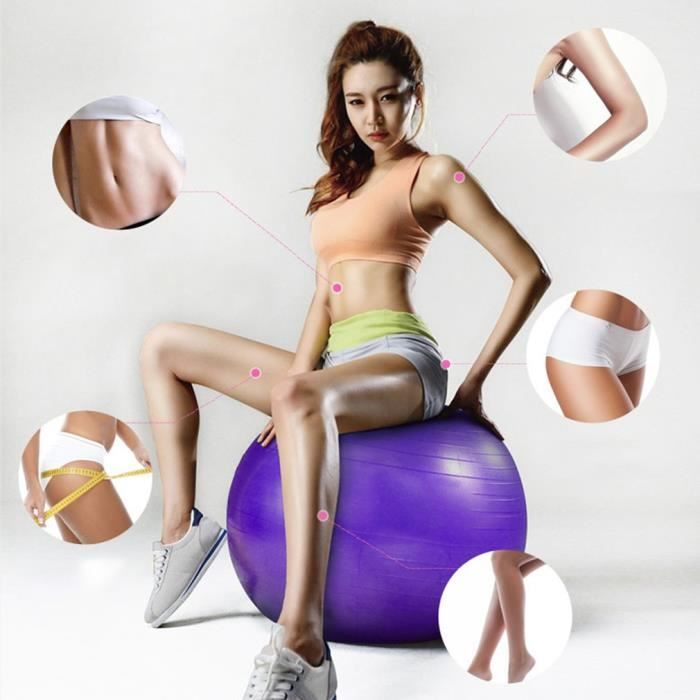 Balles de Yoga sport ITSTYLE Bola Pilates Fitness gymnastique Balance Fitball exercice Pilates entraînement balle de Massage 55cm
