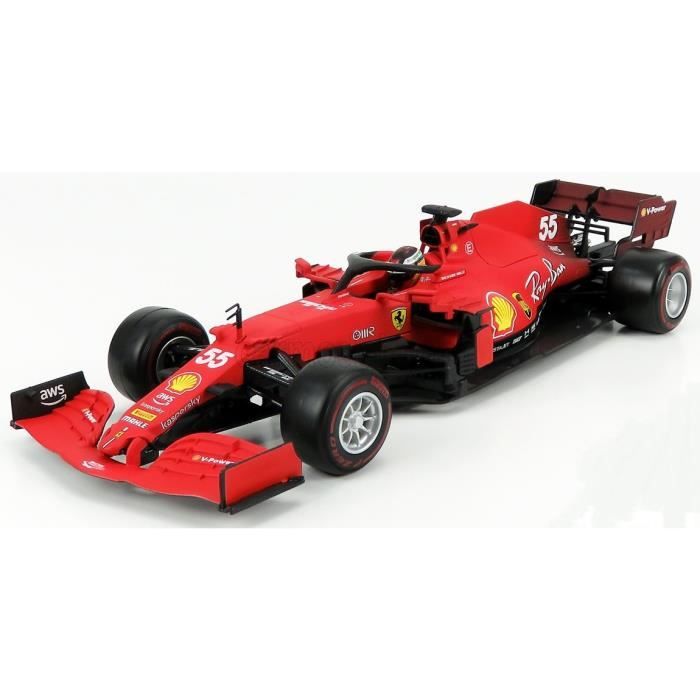 Voiture 1/18 Limited SF21 Bburago Scuderia Ferrari Carlos Sainz 55 F1 Officiel Formule 1