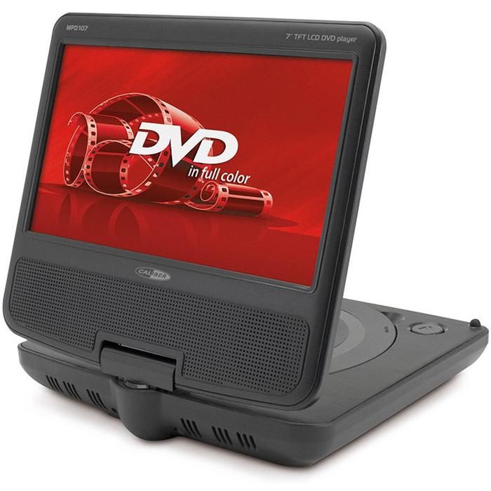 MPD107 - Lecteur DVD portable 7pouces ecran et batterie integree