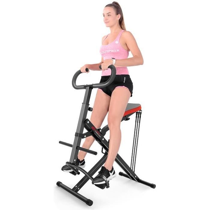 Appareils de Musculation, Vélo d'appartement pliable, Appareil à Abdominaux AB Booster, Entraînement à Domicile