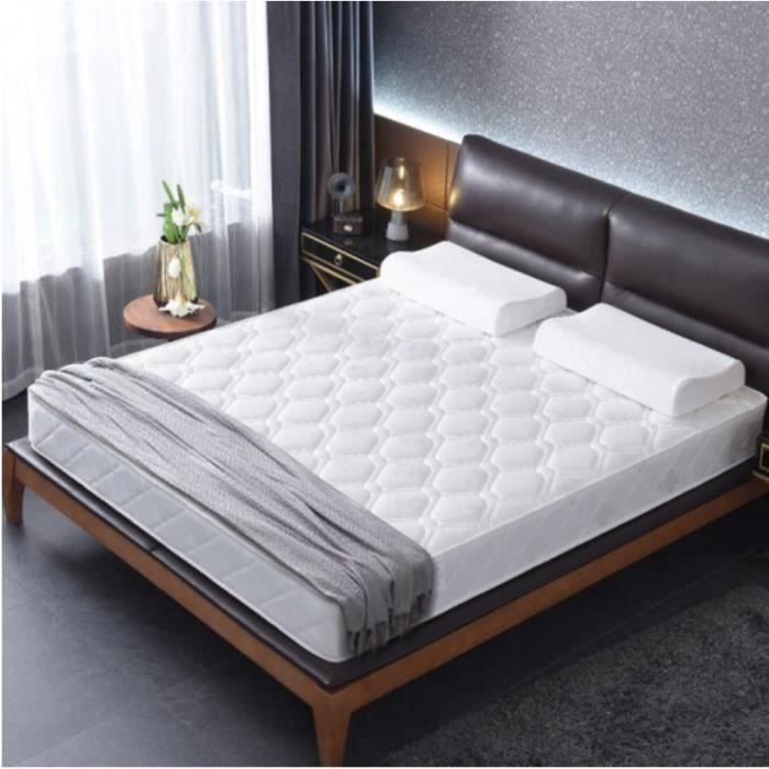 Matelas 140x190 cm Luxe mousse à mémoire Épaisseur 17 cm Gel TEENO® + IZTOSS® mousse HR 7 zones de confort Équilibré