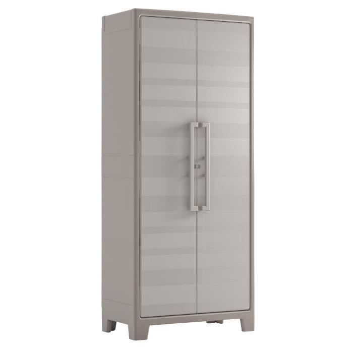 KETER Armoire Utilitaire GULLIVER - Beige Sable - 80 x 44 x 182 cm