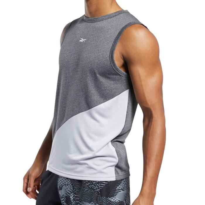 Débardeur gris homme Reebok Workout Ready Melange