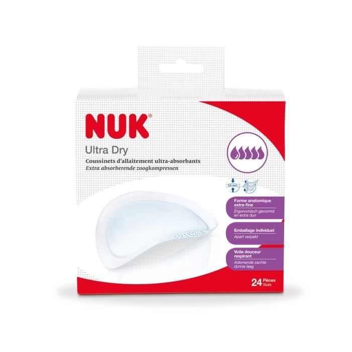 NUK 24 Coussinets -2 En 1-