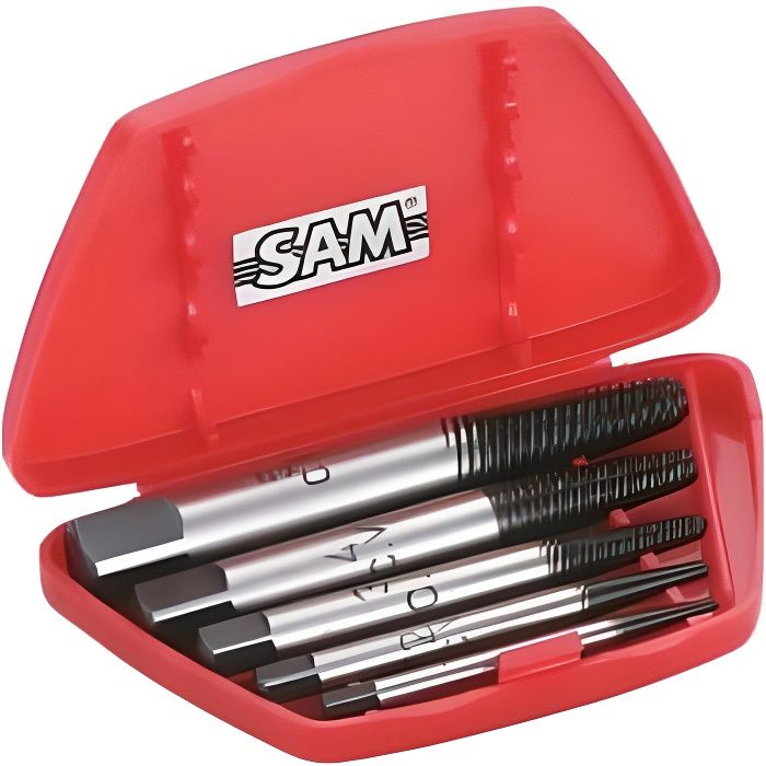 Coffret de 5 extracteurs hélicoïdaux - SAM OUTILLAGE - 761-C-5Z