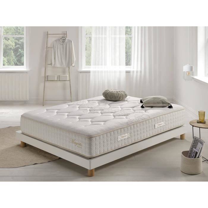 SIMPUR RELAX - Matelas 160x200 - Magestic®. Ressorts ensachés avec mousse á mémoire. Épaisseur 30 cm.  Avec 9 couches différentes
