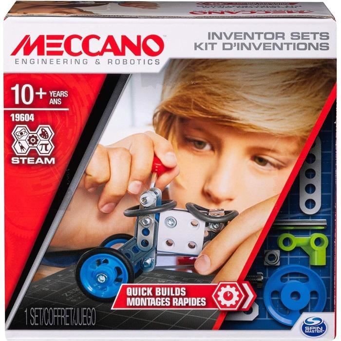 MECCANO Kit d'inventions – Set 1 Montages rapides