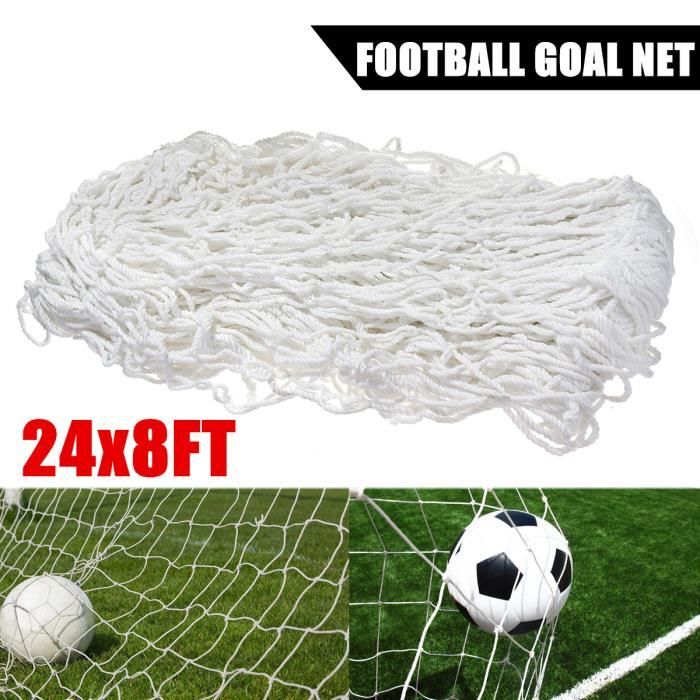 7.3x2.4m Filet de Football Buts en Polypropylène Haute Résistance Sport Formation
