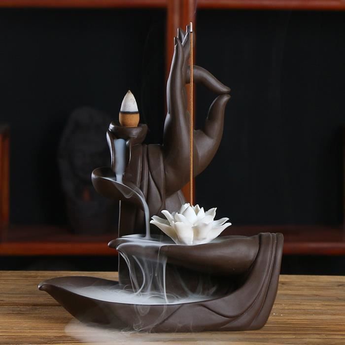 TEMPSA Porcelaine refoulements encens Porte-brûleur + 10 Encens type 1