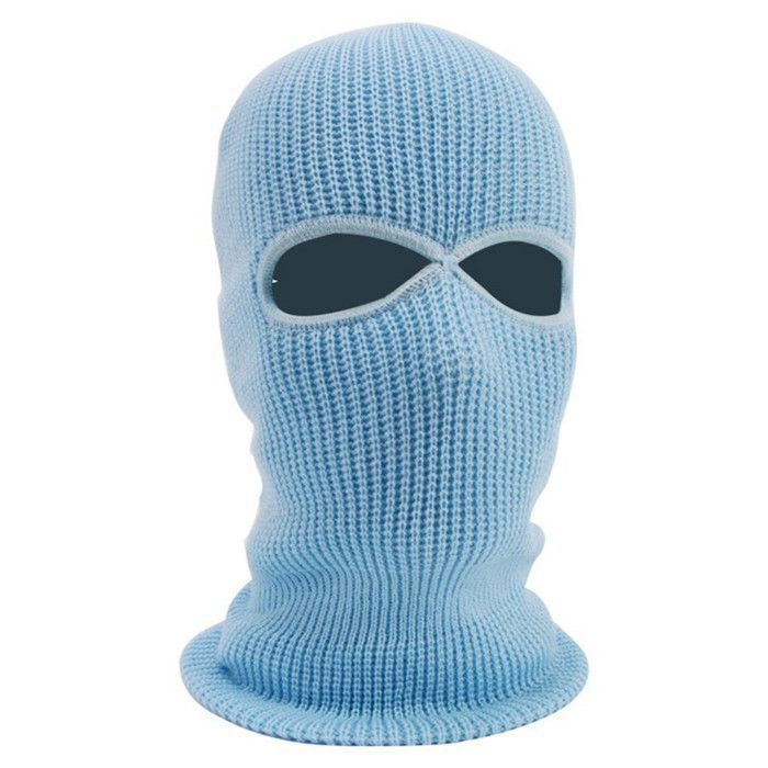 Masque facial intégral à 3 trous,cagoule de cyclisme,casque de moto,chapeaux unisexes,crème