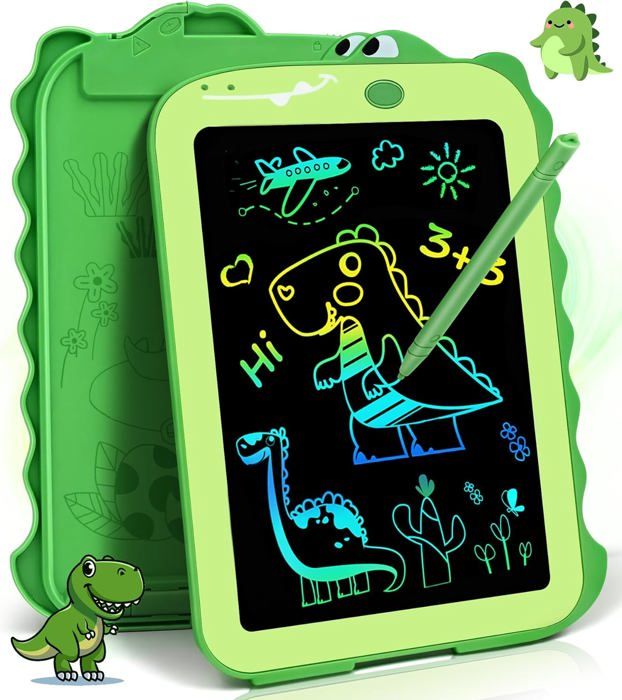 Lot De 4 Ardoises Magiques LCD Pour Enfants - Écran Sans Lumière Bleue, écologique, Ultra Léger | Cadeau Parfait Pour Dessin, écriture, Voyages - 5