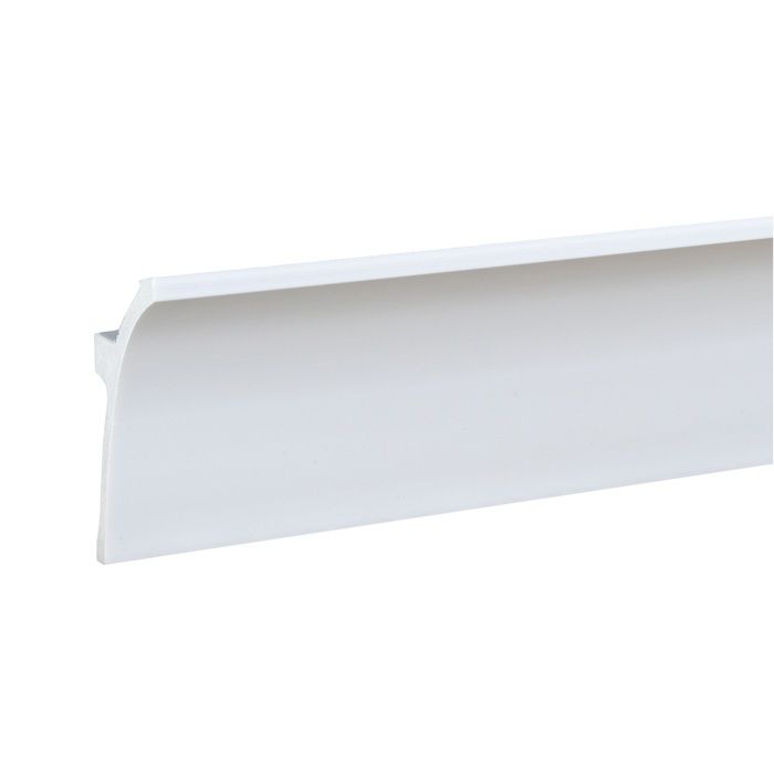 PROVISTON Moulure de plafond en polymère blanc |50 x 100 x 2000 mm Moulure lumineuse pour le