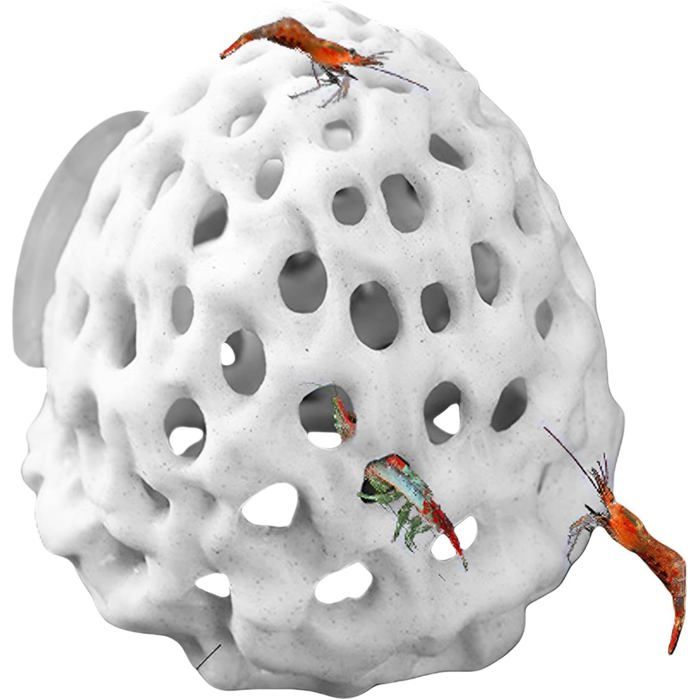 Comparer les prix de Grotte daquarium – Petite Maison Poreuse Betta cachettes de Poissons pour Aquariums  Abri à crevettes et décor