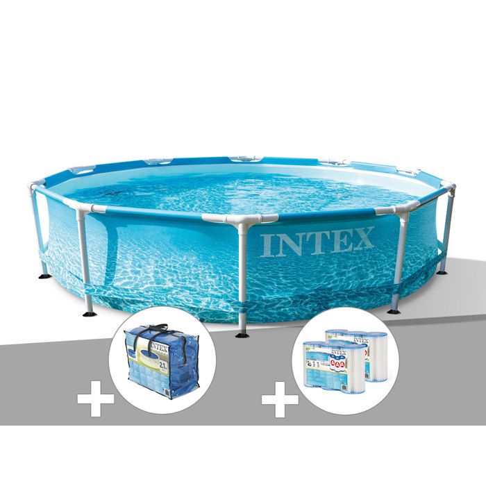 Intex Metal Frame Ocean 3 05 x 0 76 - vue 5