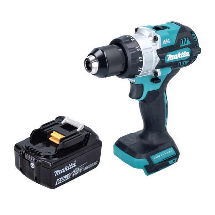 Perceuse-visseuse à percussion sans fil - Makita - DHP 486 - 18V - 130 Nm - Brushless